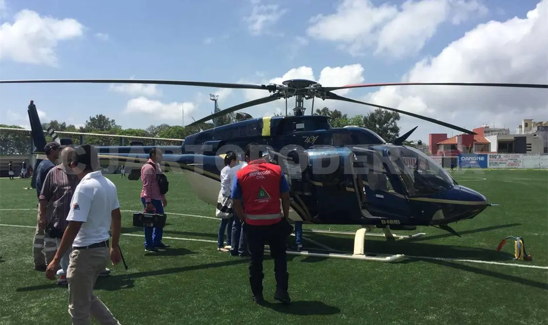 Trasladan a menor grave a la ciudad de Tuxtla Gutiérrez