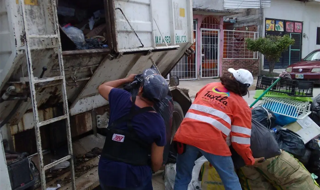 Activa Ayuntamiento de Tuxtla brigadas de recolección de basura