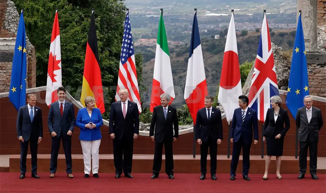 Los miembros del G7, salvo Estados Unidos, reiteraron su compromiso de implantar el Acuerdo del Clima de París y reconocieron que Washington aún no está en posición de sumarse a esta línea. AP