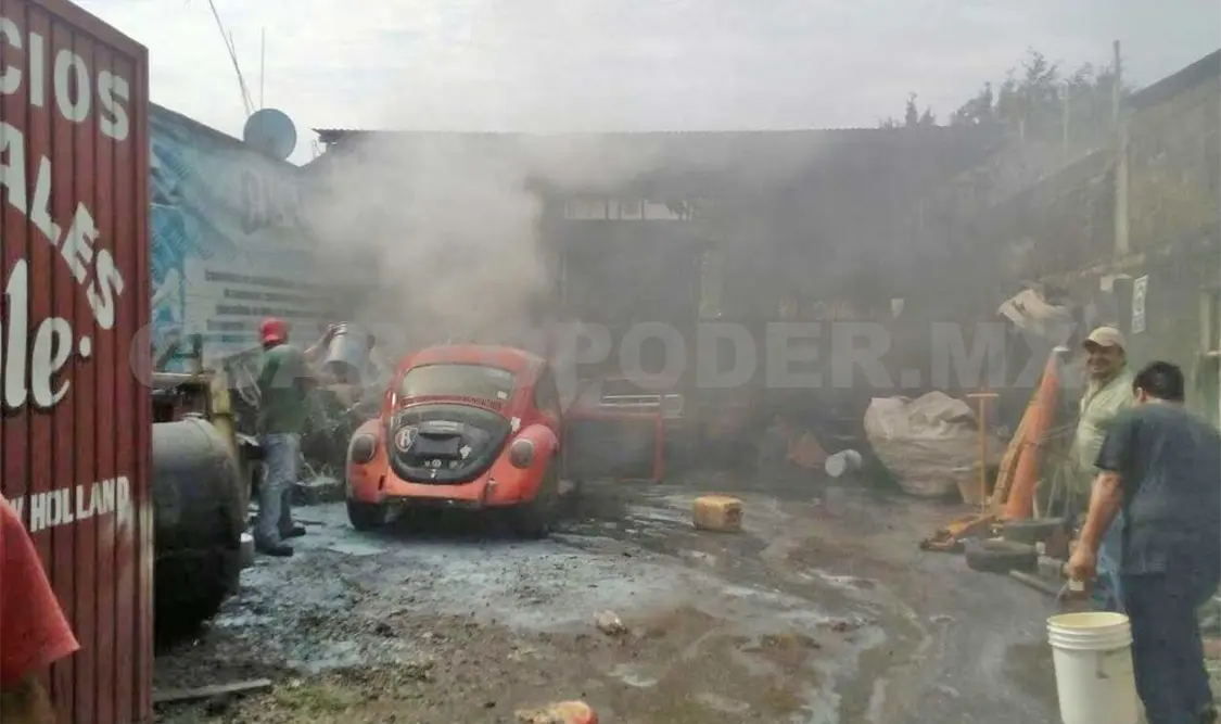 Personal del Cuerpo de Bomberos se presentó para controlar la situación en pocos minutos. Rafael Victorio / CP
