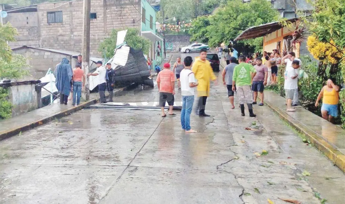 Lluvias generan afectaciones en la Zona Norte