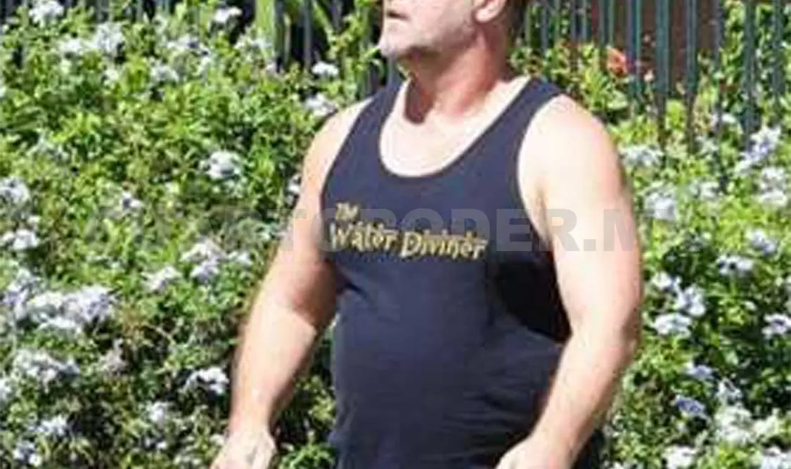 Russell Crowe con sobrepeso
