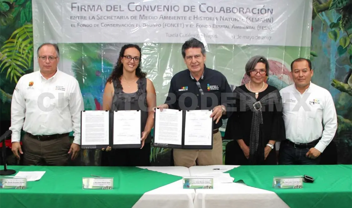 Firma Semahn convenio de colaboración para proyectos ambientales