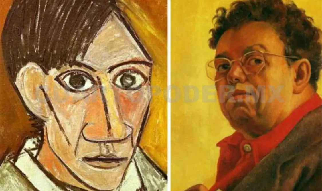 Diego Rivera y Pablo Picasso tuvieron una amistad fugaz, después terminaron peleados. Cortesía