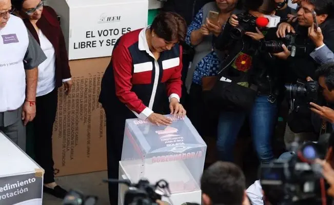 Vota Delfina Gómez, candidata de Morena al Edomex