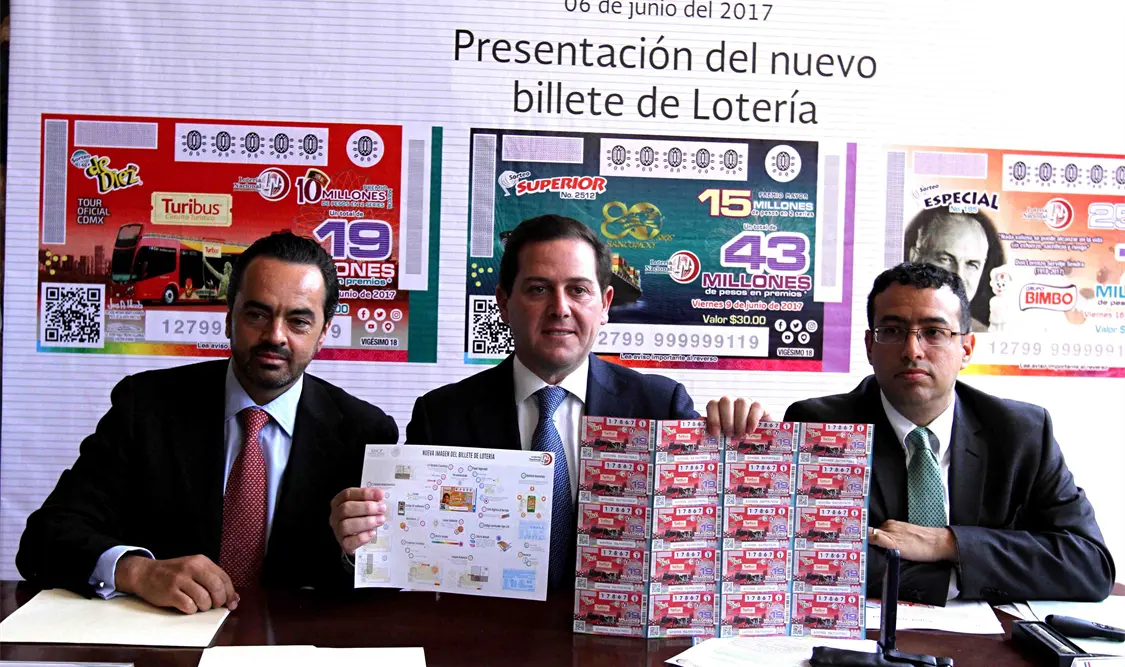 Nuevo billete de Lotería Nacional, con más medidas de seguridad