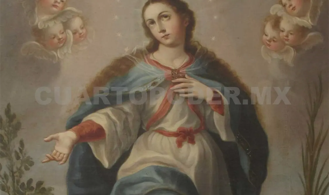 Inmaculada Concepción, de José Joaquín Magón, sacristía de la Catedral de Puebla. Cortesía