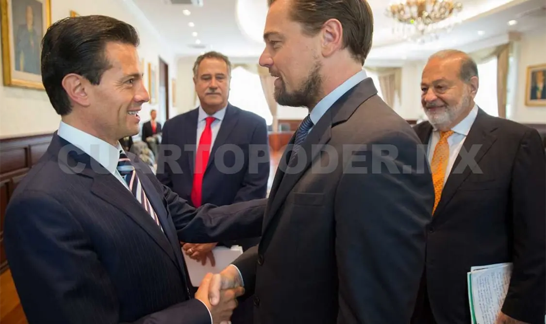 EPN, DiCaprio y Slim acuerdan proteger ecosistemas marinos