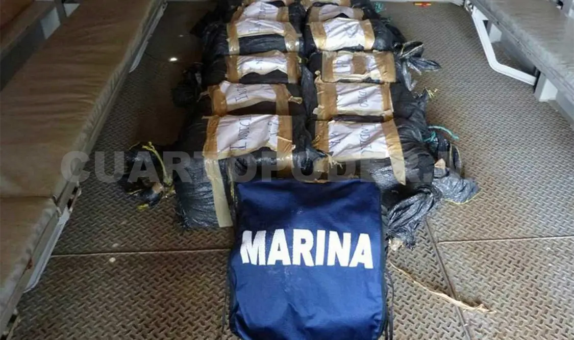 Aseguran más de 200 kilos de cocaína