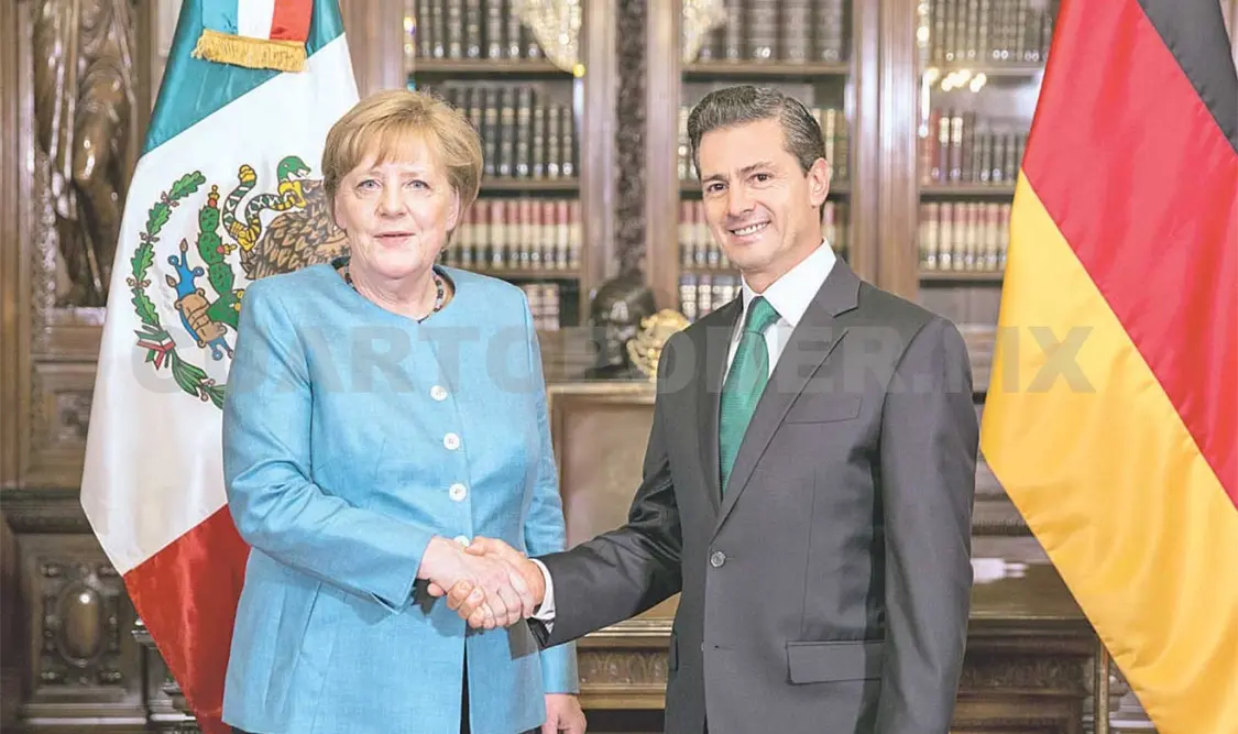 Agradece EPN a Merkel por respaldo con UE