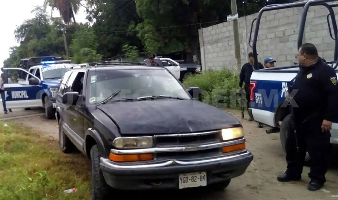 Cuando se percataron de la presencia de fuerzas policiacas intentaron darse a la fuga en una camioneta, pero fueron detenidos a pocos metros. Rafael Victorio / CP