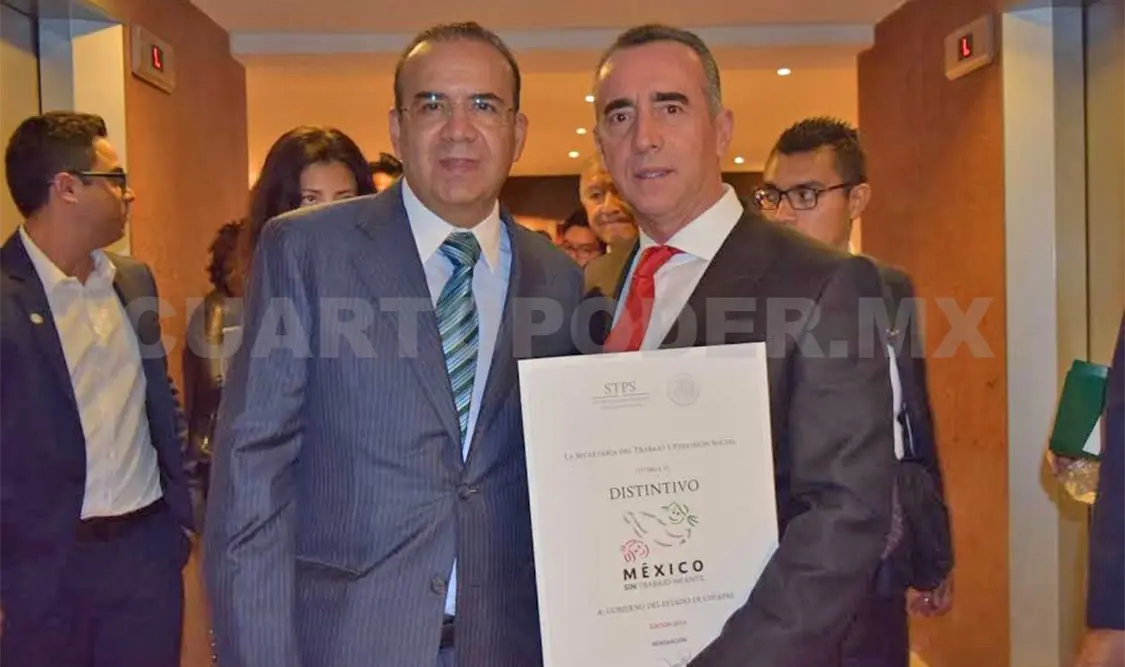 Recibe Chiapas distintivo México Sin Trabajo Infantil