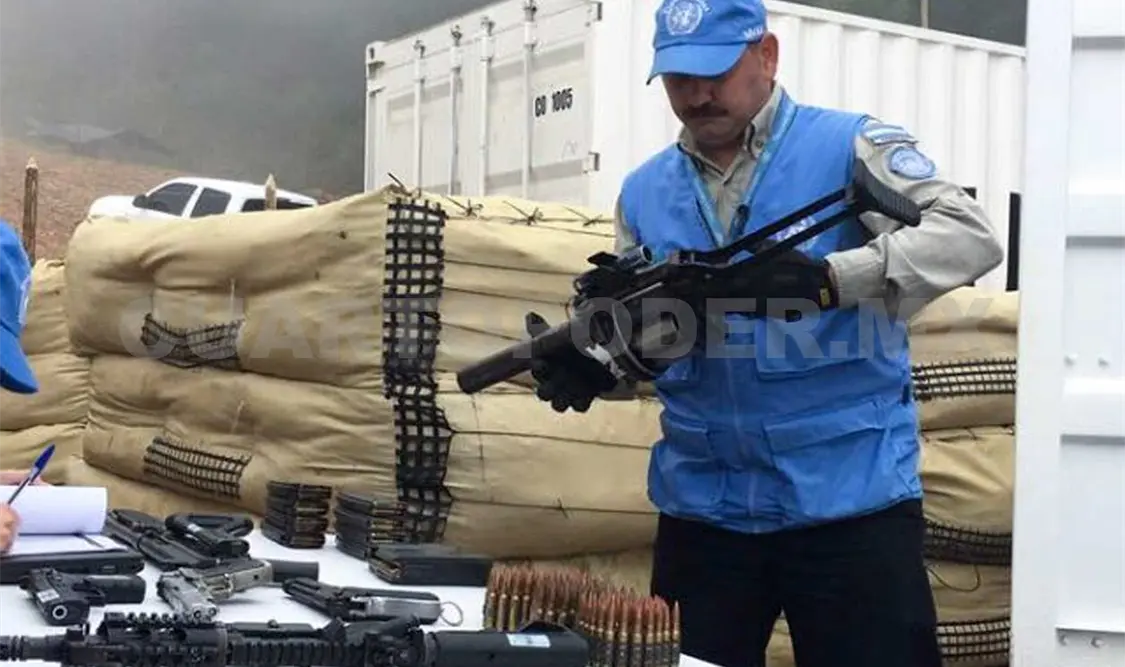 FARC entrega armas a la ONU
