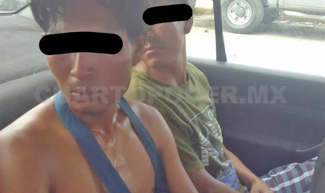Detienen a dos por robo a comercio