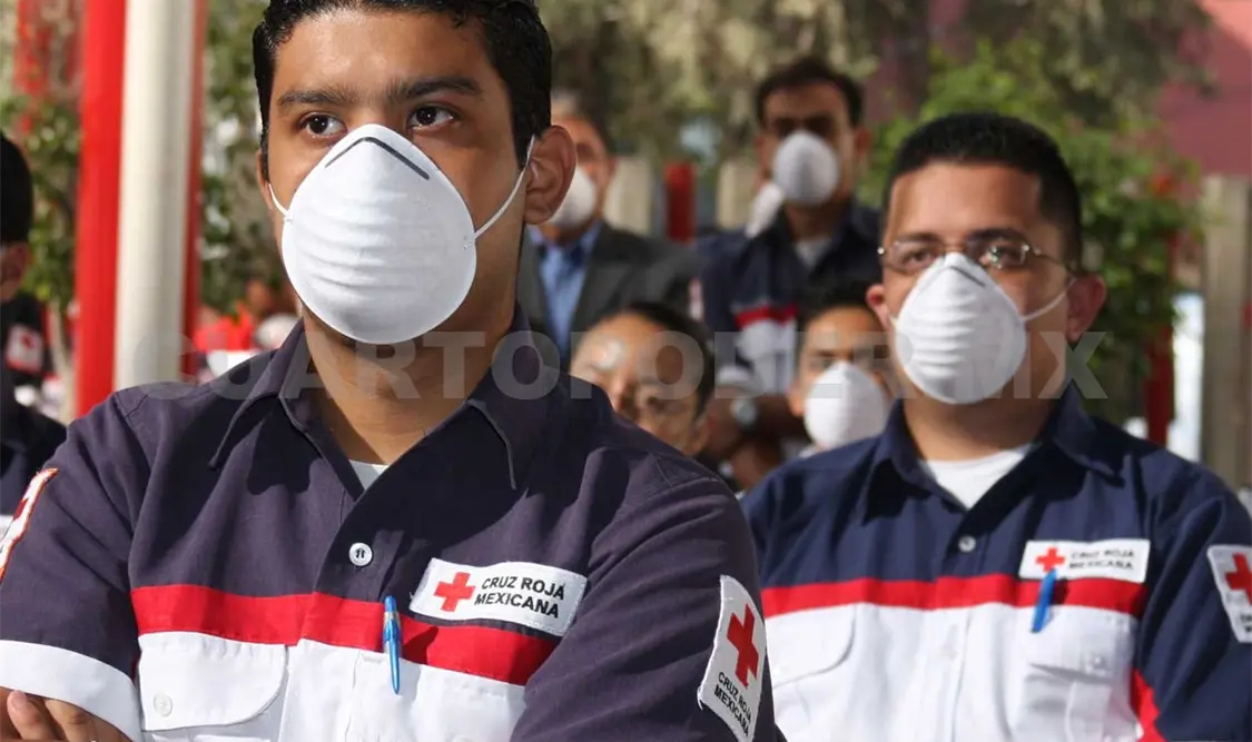 Cruz Roja Mexicana cuenta hoy en día con más de 43 mil voluntarios. Agencias