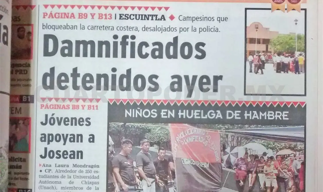 Siniestro pasado: Niños en ayuno demandan entrega de sus casas