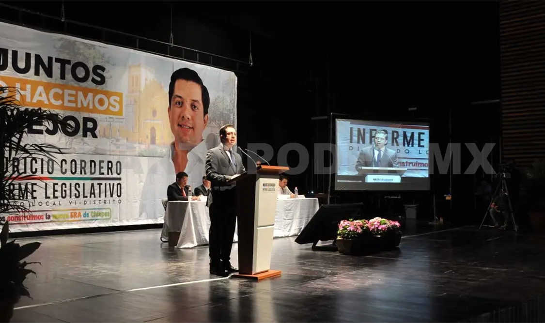 Diputado Cordero presenta Primer Informe Legislativo