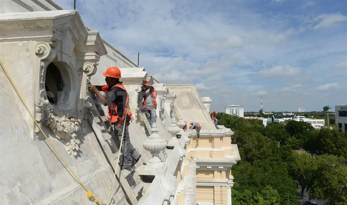 Concluye 3ª etapa de restauración del Palacio Cantón