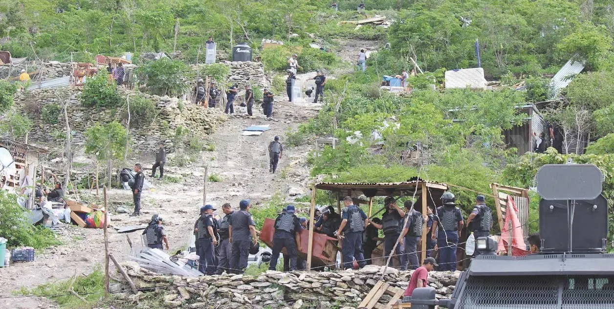 Recuperan predio en el Cañón del Sumidero