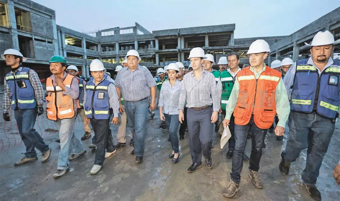 Supervisa MVC obra del Hospital General de Tapachula