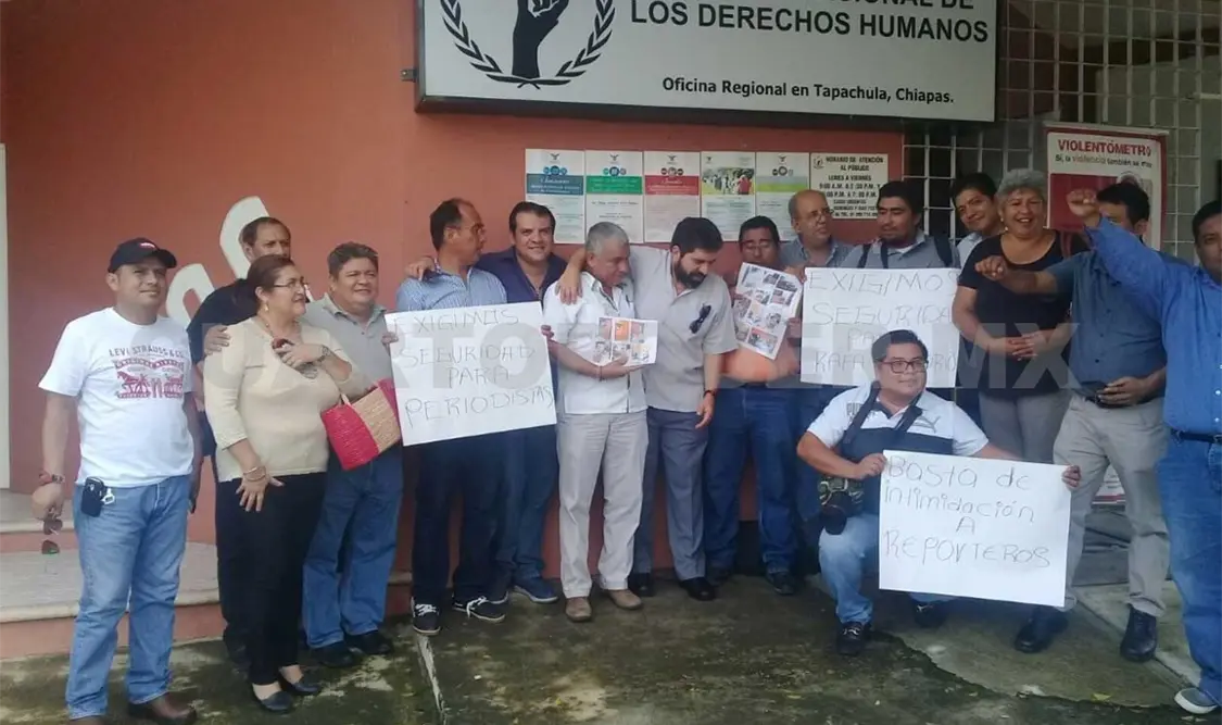 Piden seguridad para periodistas