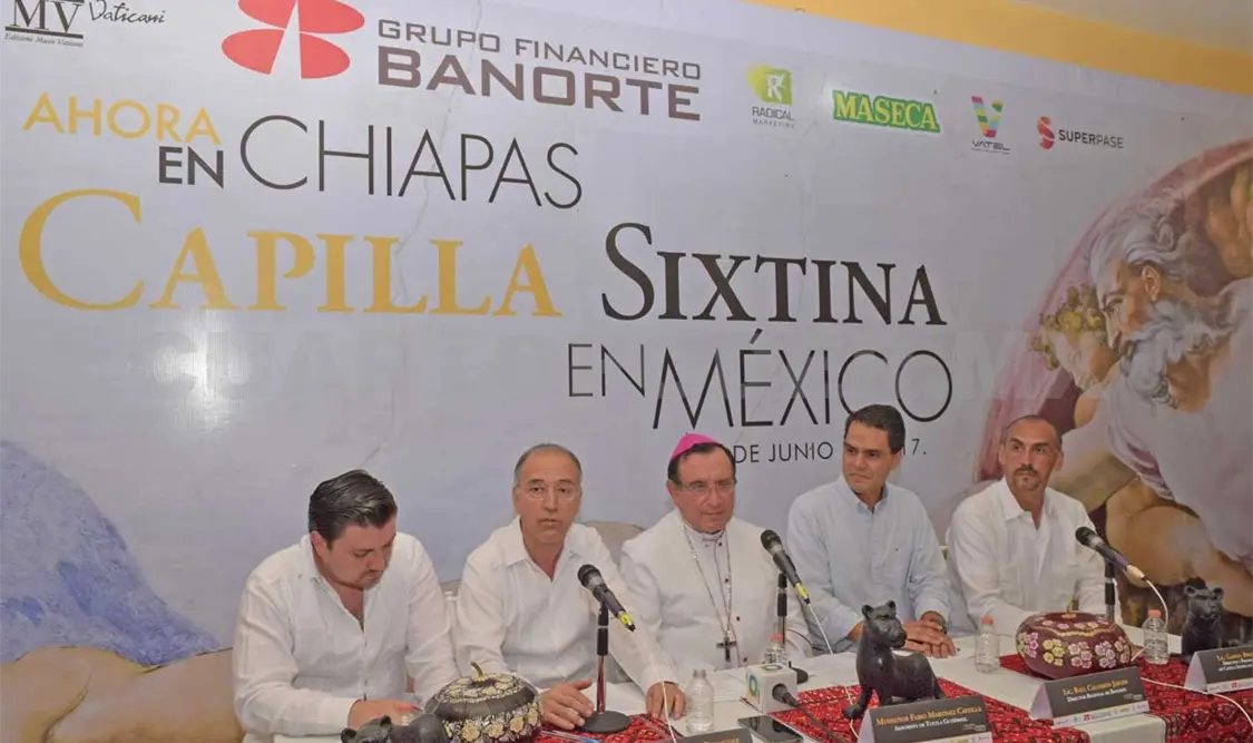 Llega réplica de la Capilla Sixtina
