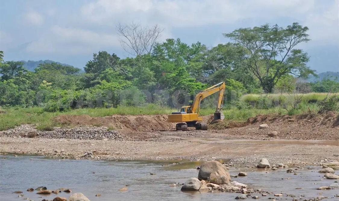 Reconocen tráfico ilegal de arena y grava en Chiapas