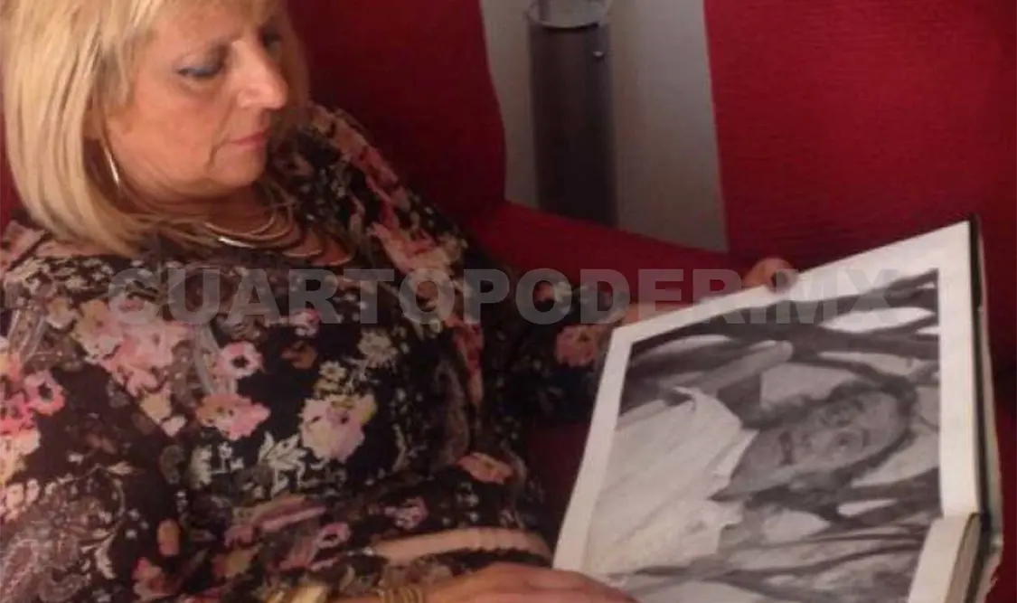 Pilar Abel, fotografiada en su casa en 2015. Cortesía