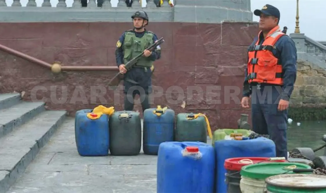 Incautan dos motores y combustible alterados
