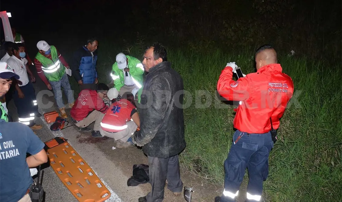 Padre e hijo malheridos y abandonados en carretera