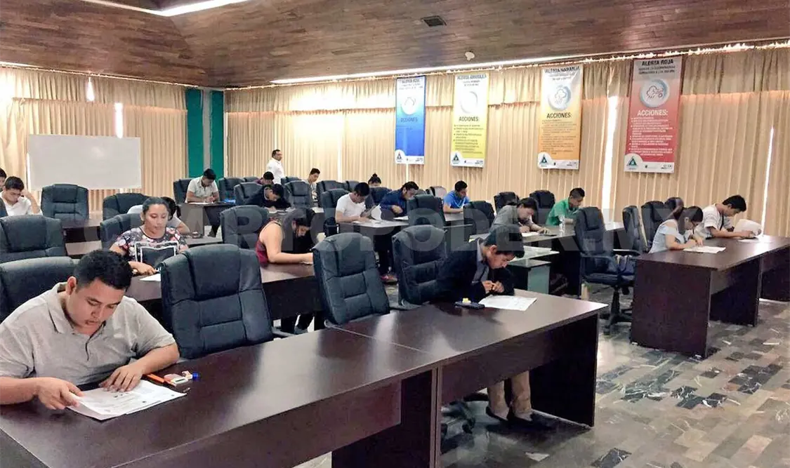 Aplican examen de admisión para Licenciatura en Protección Civil