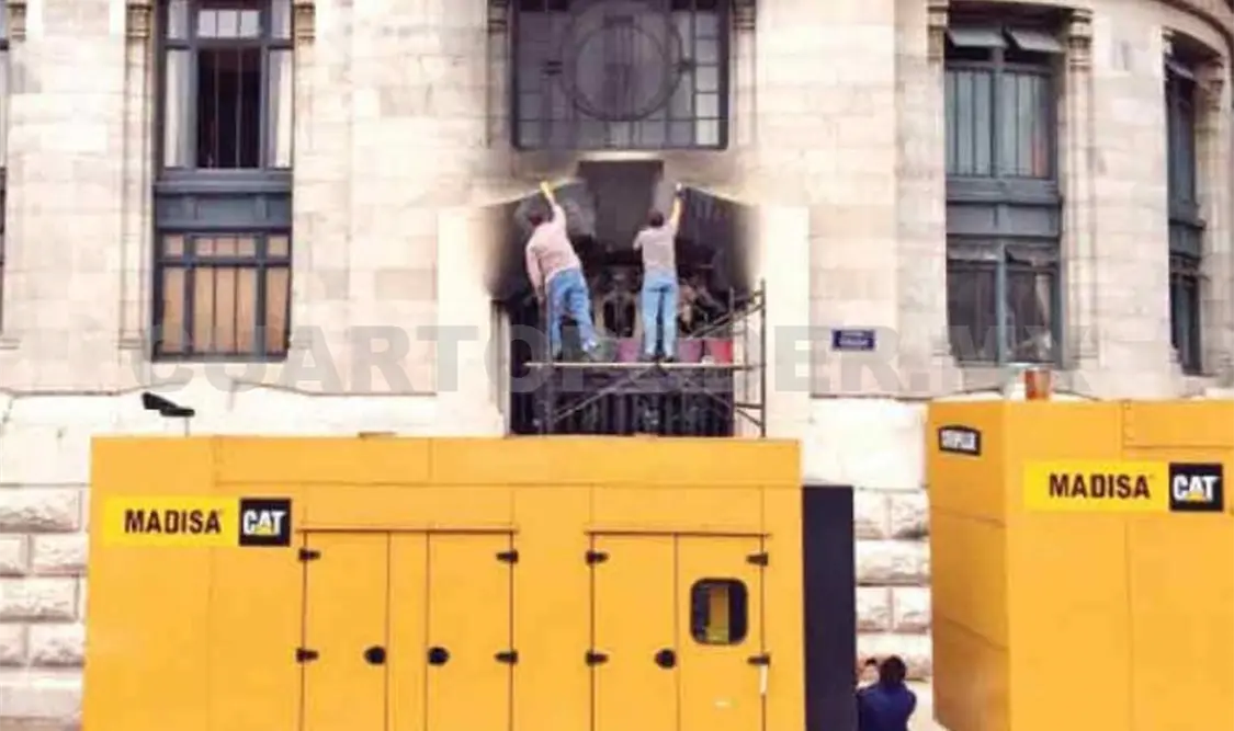 La bodega fue instalada sin la autorización de los departamentos de mantenimiento y obras. Cortesía