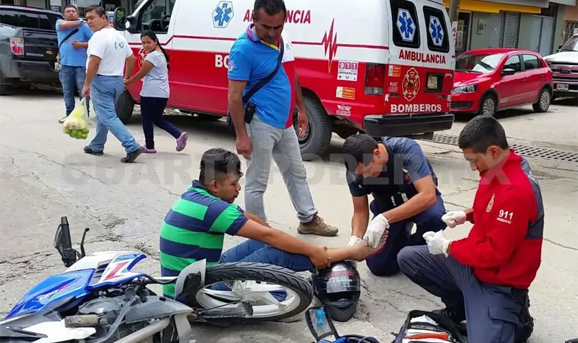 Le desgarraron el pie tras ser atropellado