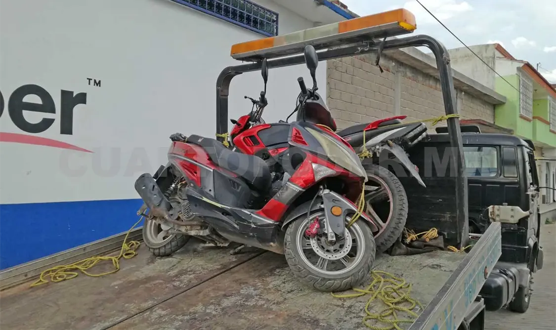 Detienen 6 motos en operativo de tránsito