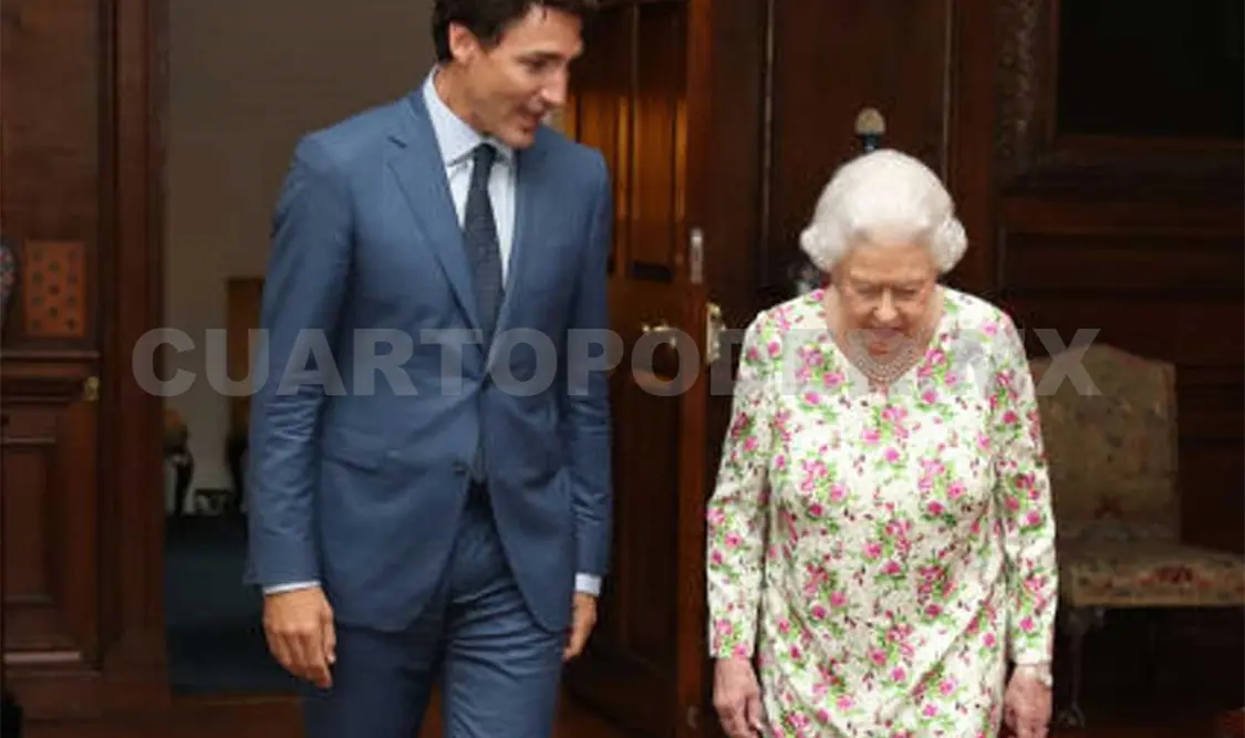 Isabel II, encantada con Justin Trudeau