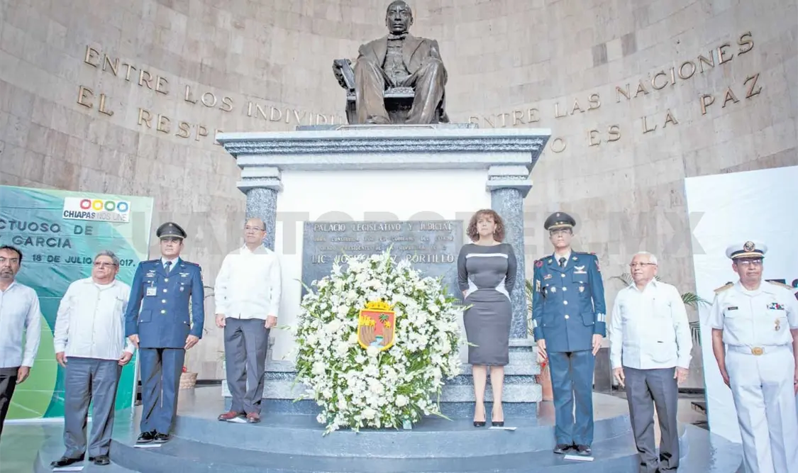 Conmemoran aniversario luctuoso de Benito Juárez