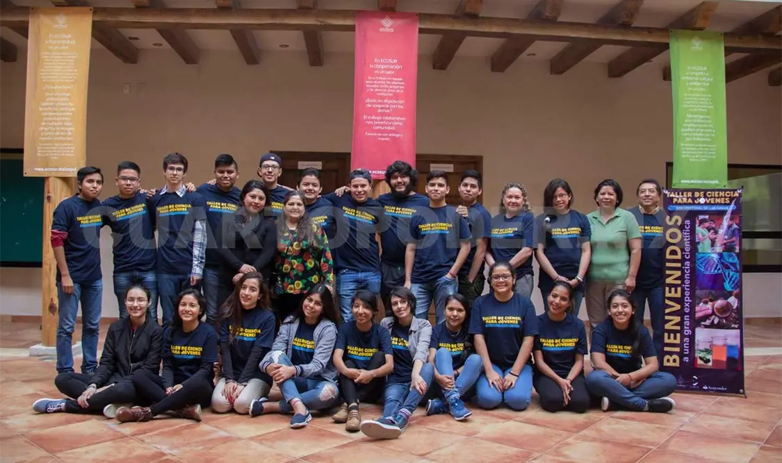Ecosur ealizan Taller de Ciencia para jóvenes