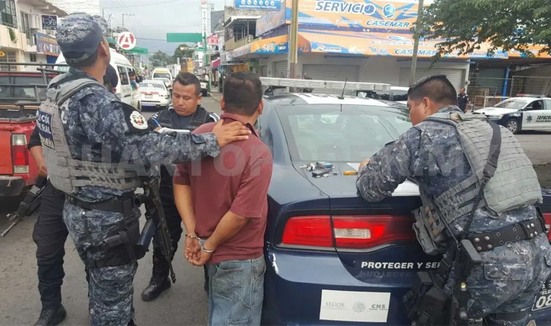 Por realizar disparos, lo detienen