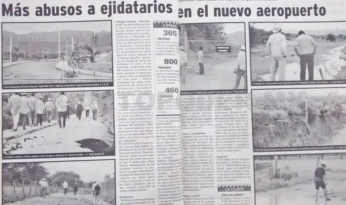 Siniestro pasado: Más abusos a ejidatarios en el nuevo aeropuerto