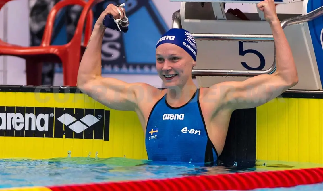 Sjostrom gana cuarta corona mundial