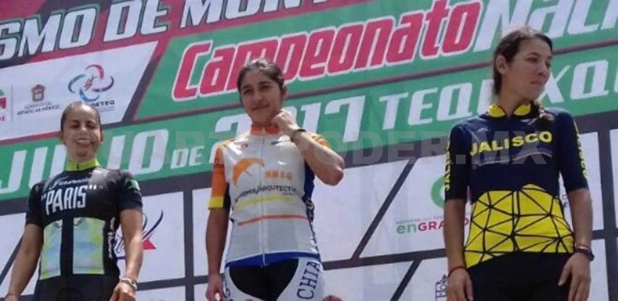 Chiapaneca, campeona nacional en ciclismo