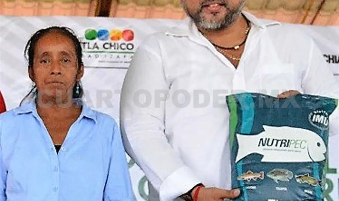 Entregan alevines de tilapia para mejorar acuacultura