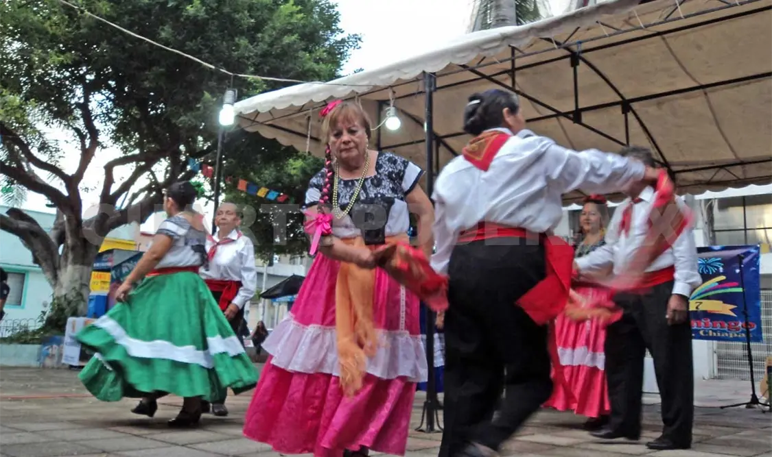 El ballet folclórico del DIF Municipal y el cantante Freddy López fueron los primeros en participar. Diana Ramírez/CP