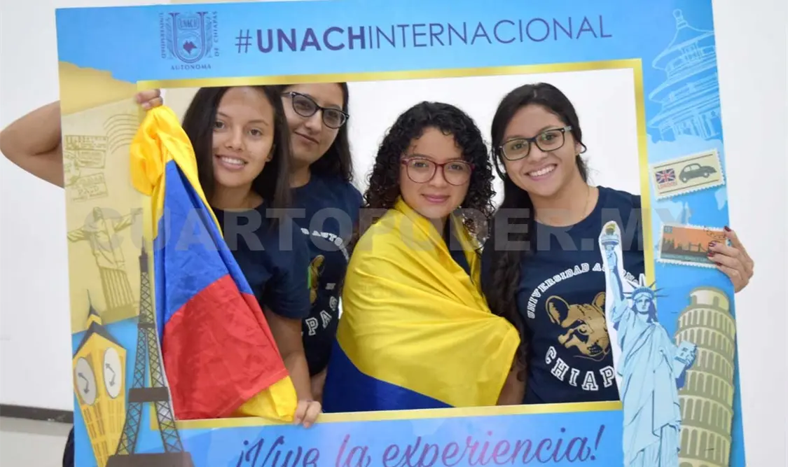 Recibe Unach a estudiantes de cuatro diferentes países