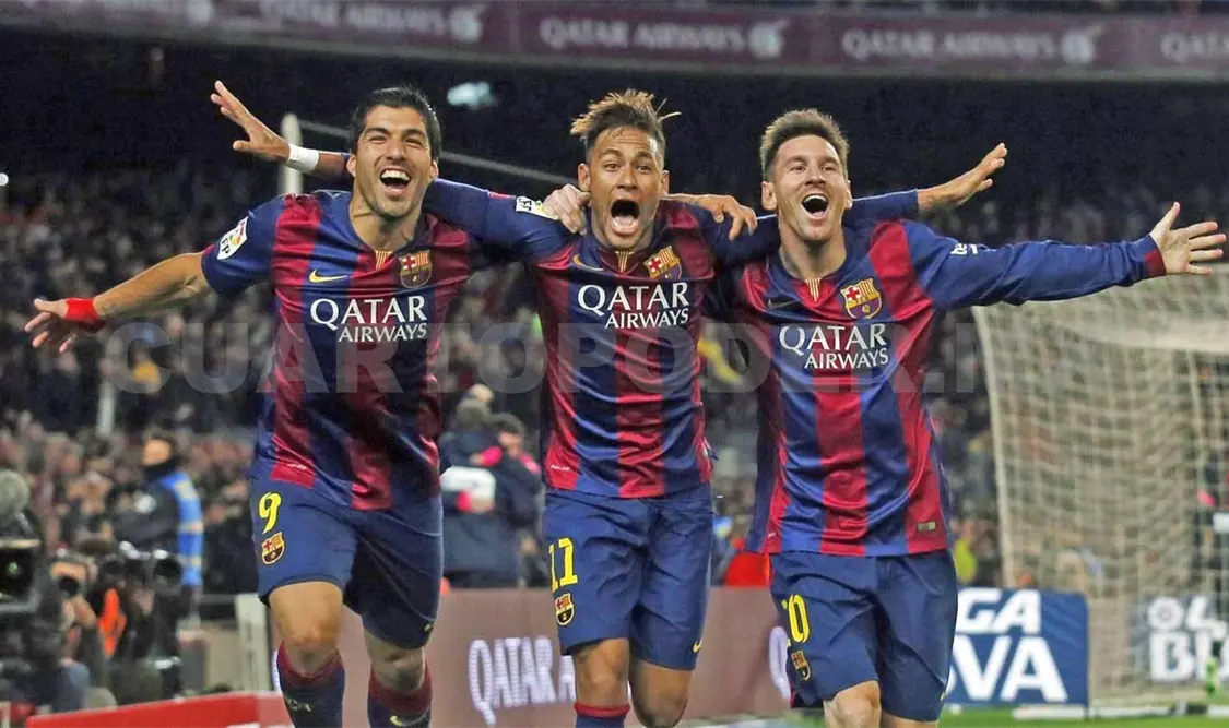 Luis Suárez también se despide de Neymar
