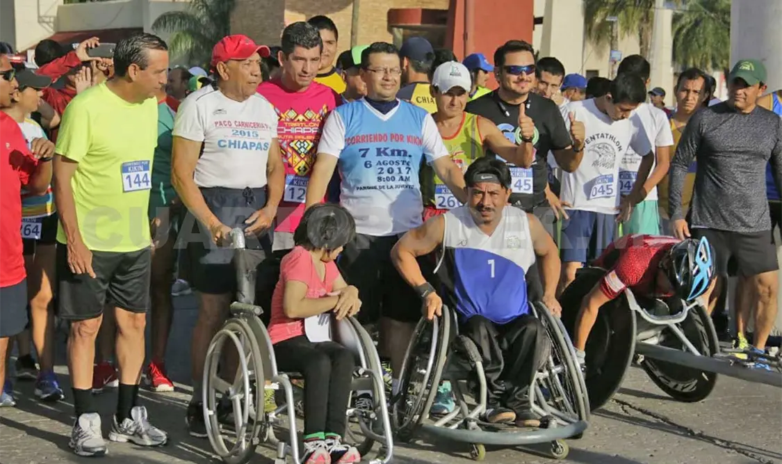 Cumplió la justa atlética corriendo por Kikín