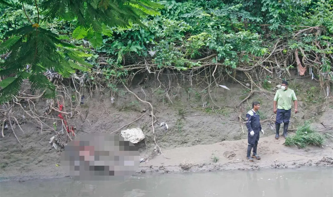 Hallan a hombre muerto en Río Sabinal