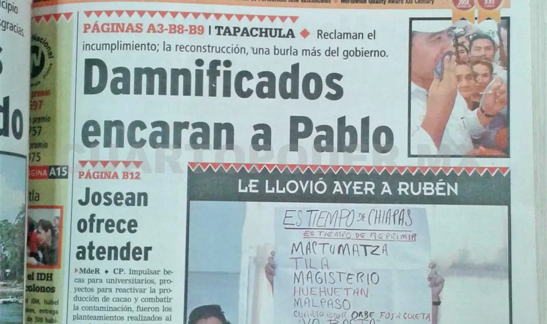 Siniestro pasado: Encaran a Pablo Salazar por incumplir su palabra