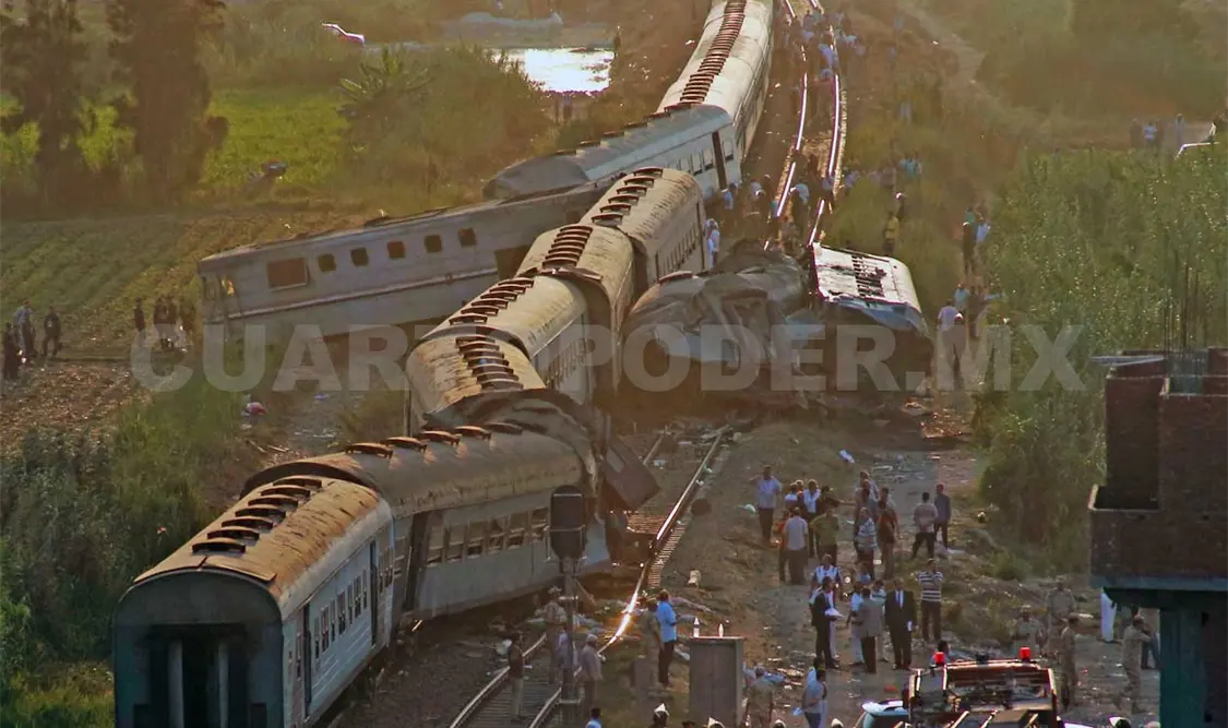 Choque de trenes deja 36 muertos