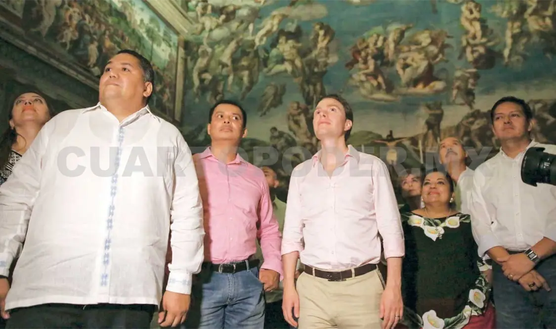 Invita MVC a familias a visitar la réplica de la Capilla Sixtina